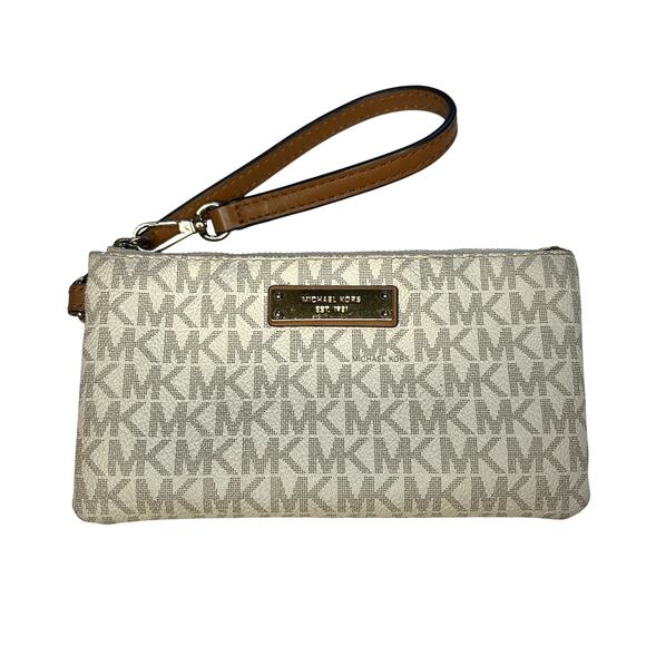 Michael Kors Signature Jet Set Medium Wristlet - Picture 1 of 4